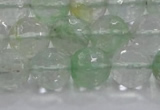 CCY615 15.5 inches 14mm faceted round green cherry quartz beads