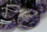 CDA10 15.5 inches 22*30mm oval dogtooth amethyst quartz beads