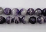 CDA153 15.5 inches 10mm faceted round dogtooth amethyst beads