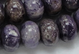 CDA20 15.5 inches 15*20mm rondelle dogtooth amethyst quartz beads