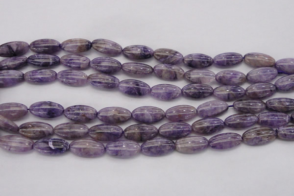 CDA301 15.5 inches 9*18mm oval dyed dogtooth amethyst beads