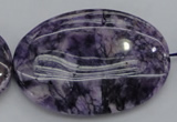 CDA305 15.5 inches 35*50mm oval dyed dogtooth amethyst beads