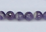 CDA60 15.5 inches 10mm faceted round dogtooth amethyst beads