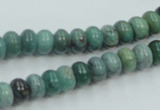 CDB05 15.5 inches 5*8mm rondelle natural new dragon blood jasper beads