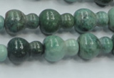 CDB10 15.5 inches 12*16mm calabash natural new dragon blood jasper beads