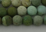 CDB103 15.5 inches 10mm round matte New dragon blood jasper beads