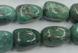 CDB11 15.5 inches 14*20mm nugget natural new dragon blood jasper beads