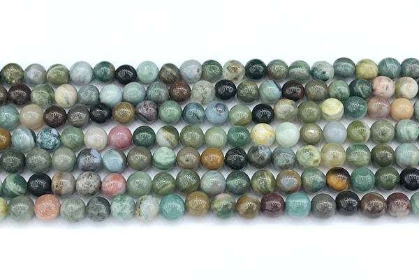 CDB110 15 inches 6mm round new dragon blood jasper beads