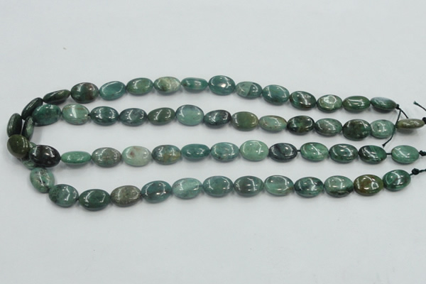 CDB19 15.5 inches 10*14mm oval natural new dragon blood jasper beads