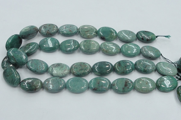 CDB20 15.5 inches 18*25mm oval natural new dragon blood jasper beads