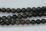 CDB228 15.5 inches 6mm round natural dragon blood jasper beads