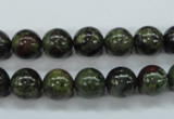 CDB230 15.5 inches 10mm round natural dragon blood jasper beads