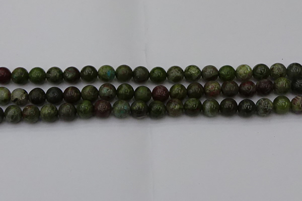 CDB302 15.5 inches 8mm round dragon blood jasper beads wholesale