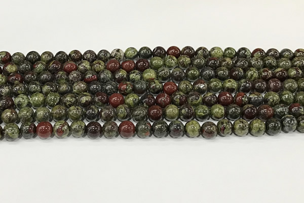 CDB341 15.5 inches 6mm round dragon blood jasper beads wholesale