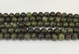 CDB343 15.5 inches 10mm round dragon blood jasper beads wholesale