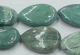 CDB45 15.5 inches 18*25mm flat teardrop new dragon blood jasper beads