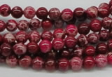 CDE02 15.5 inches 6mm round dyed sea sediment jasper beads