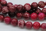 CDE03 15.5 inches 8mm round dyed sea sediment jasper beads