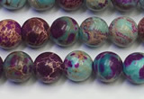 CDE1056 15.5 inches 6mm round sea sediment jasper beads wholesale