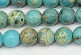 CDE1367 15.5 inches 6mm round sea sediment jasper beads wholesale