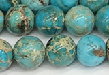 CDE1368 15.5 inches 8mm round sea sediment jasper beads wholesale