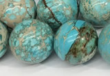 CDE1371 15.5 inches 14mm round sea sediment jasper beads wholesale