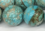 CDE1374 15.5 inches 20mm round sea sediment jasper beads wholesale