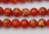 CDE2002 15.5 inches 8mm round dyed sea sediment jasper beads