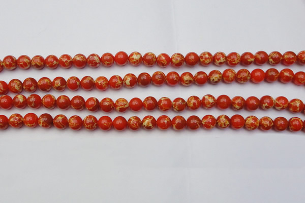 CDE2002 15.5 inches 8mm round dyed sea sediment jasper beads