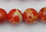 CDE2009 15.5 inches 22mm round dyed sea sediment jasper beads