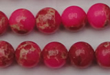 CDE2014 15.5 inches 10mm round dyed sea sediment jasper beads