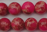 CDE2017 15.5 inches 16mm round dyed sea sediment jasper beads