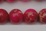 CDE2018 15.5 inches 18mm round dyed sea sediment jasper beads