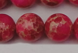 CDE2020 15.5 inches 22mm round dyed sea sediment jasper beads