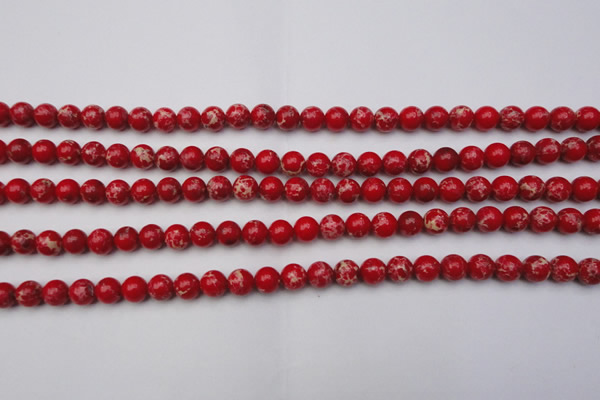 CDE2022 15.5 inches 4mm round dyed sea sediment jasper beads