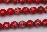 CDE2023 15.5 inches 6mm round dyed sea sediment jasper beads