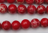 CDE2024 15.5 inches 8mm round dyed sea sediment jasper beads