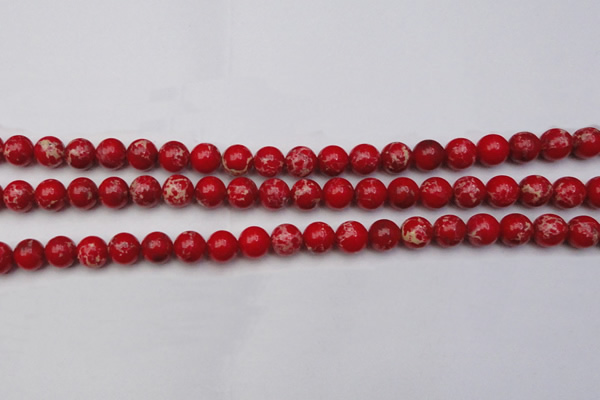 CDE2024 15.5 inches 8mm round dyed sea sediment jasper beads