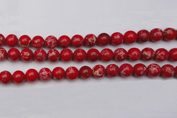 CDE2027 15.5 inches 14mm round dyed sea sediment jasper beads