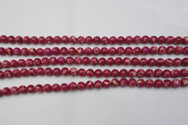 CDE2033 15.5 inches 4mm round dyed sea sediment jasper beads