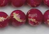 CDE2041 15.5 inches 20mm round dyed sea sediment jasper beads