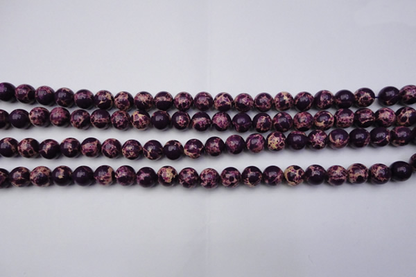 CDE2044 15.5 inches 4mm round dyed sea sediment jasper beads