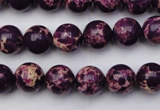 CDE2045 15.5 inches 6mm round dyed sea sediment jasper beads