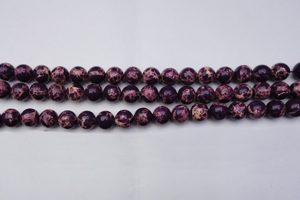 CDE2048 15.5 inches 12mm round dyed sea sediment jasper beads