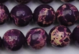 CDE2050 15.5 inches 16mm round dyed sea sediment jasper beads