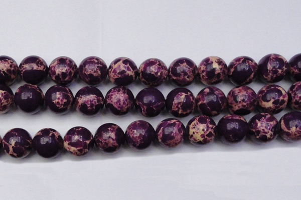 CDE2054 15.5 inches 24mm round dyed sea sediment jasper beads