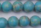 CDE2062 15.5 inches 18mm round dyed sea sediment jasper beads