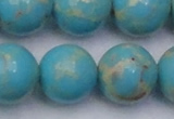 CDE2064 15.5 inches 22mm round dyed sea sediment jasper beads