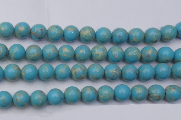 CDE2064 15.5 inches 22mm round dyed sea sediment jasper beads