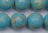 CDE2065 15.5 inches 24mm round dyed sea sediment jasper beads